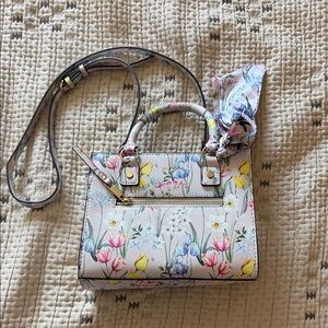 Aldo Floral Lavender Purse